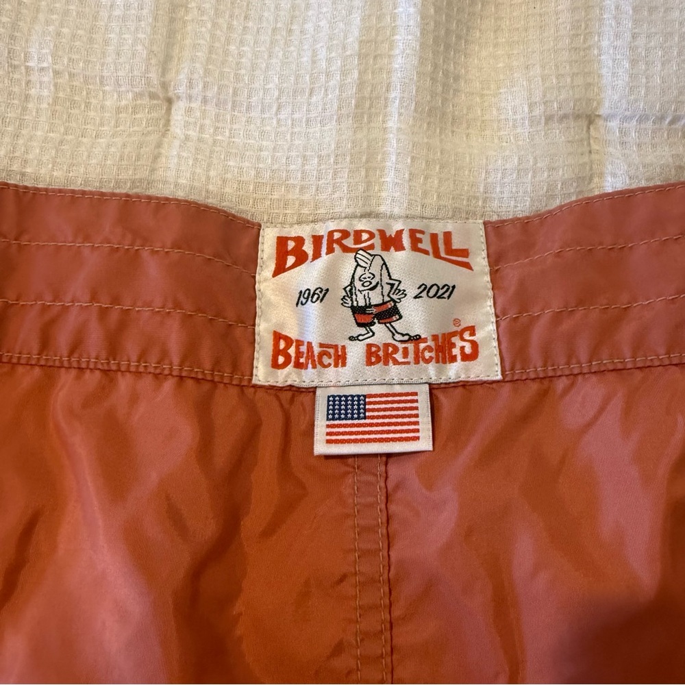 BIRDWELL Men's Orange board Shorts - Picture 8 of 9